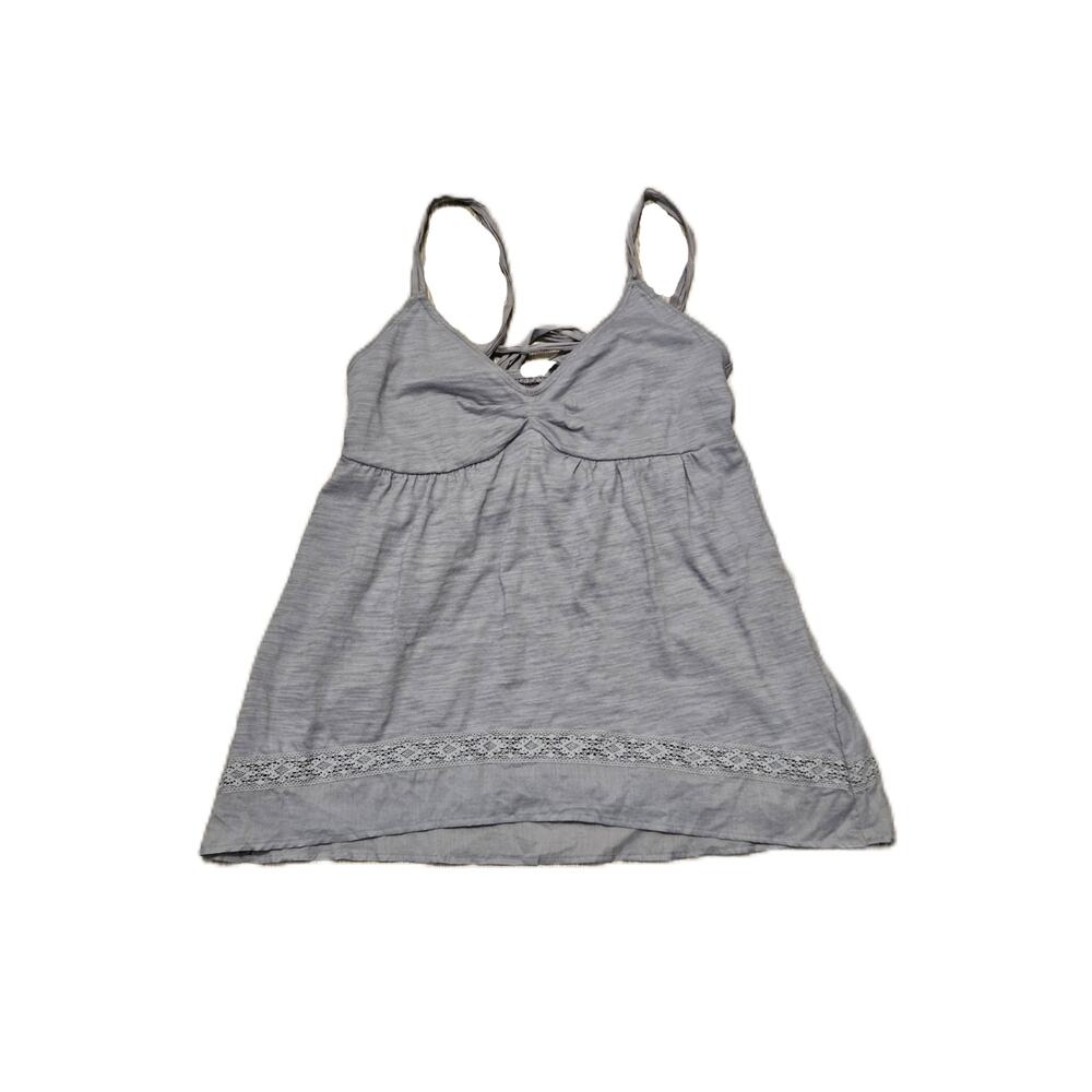 American Eagle Spaghetti Strap Top – Size M – Lace Hem – Excellent Condition